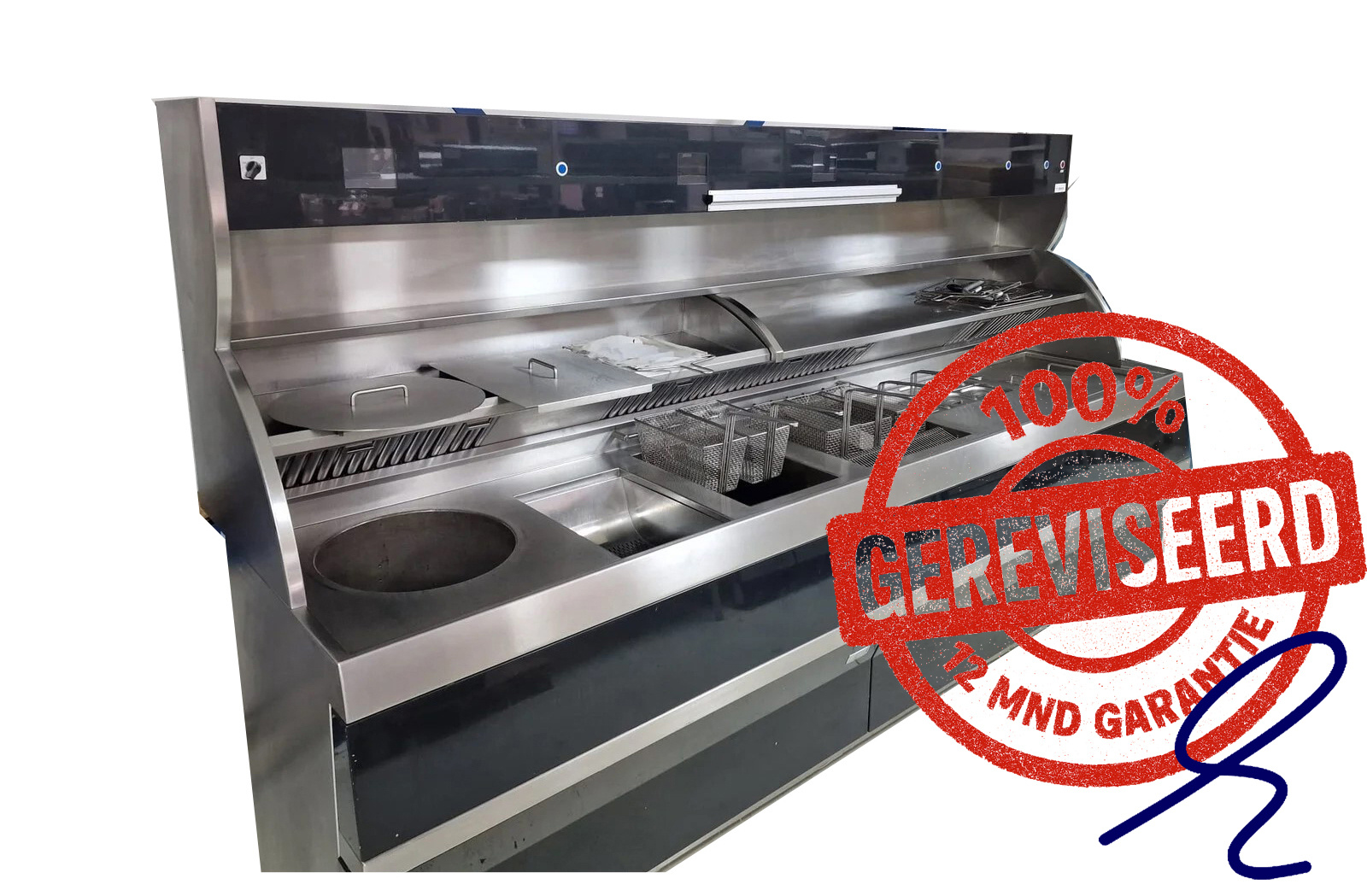 Gereviseerde professionele bakwand Horeca Professional Center