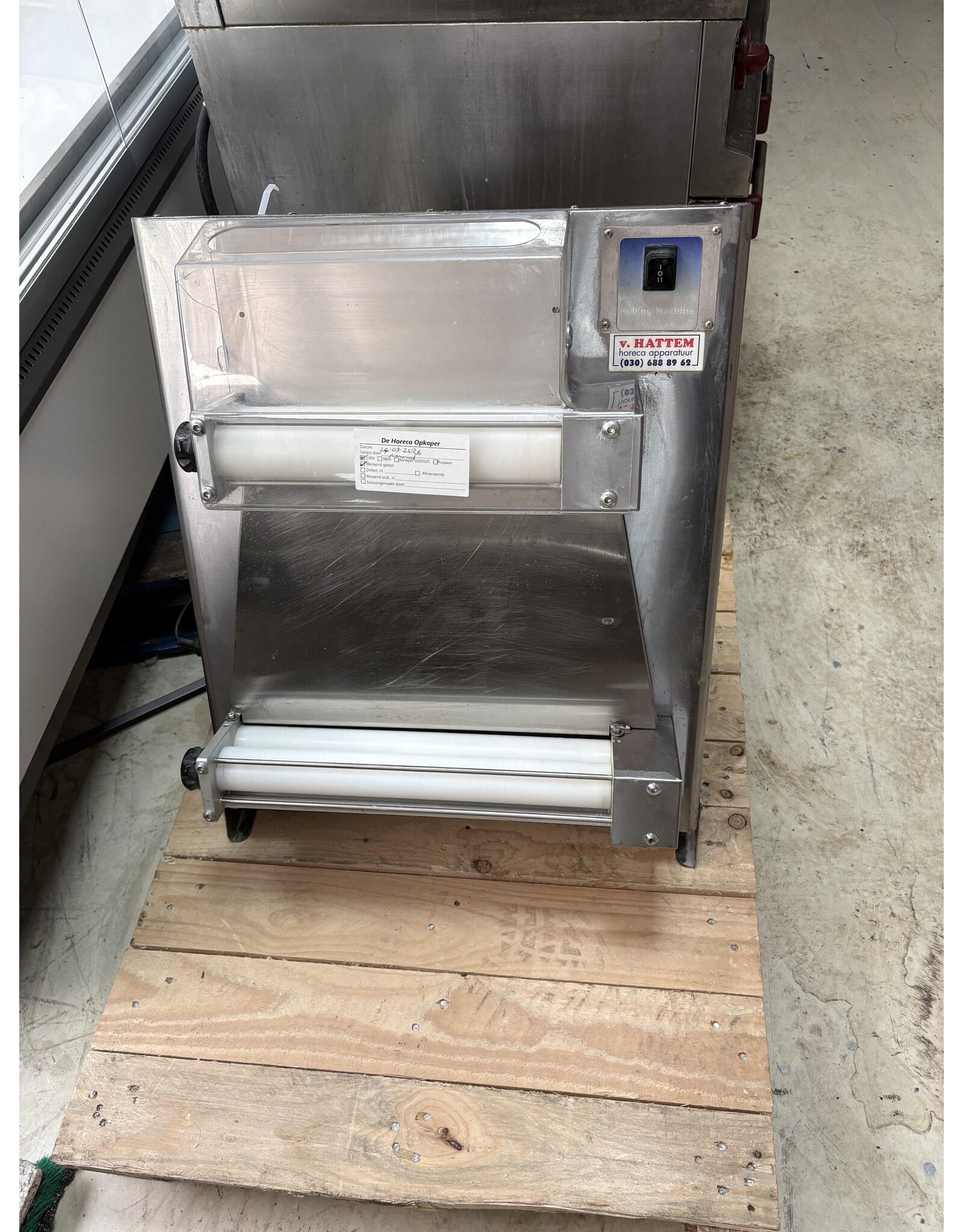 Prismafood Elektrische Pizzateigwalze DSA 420 RP NEU