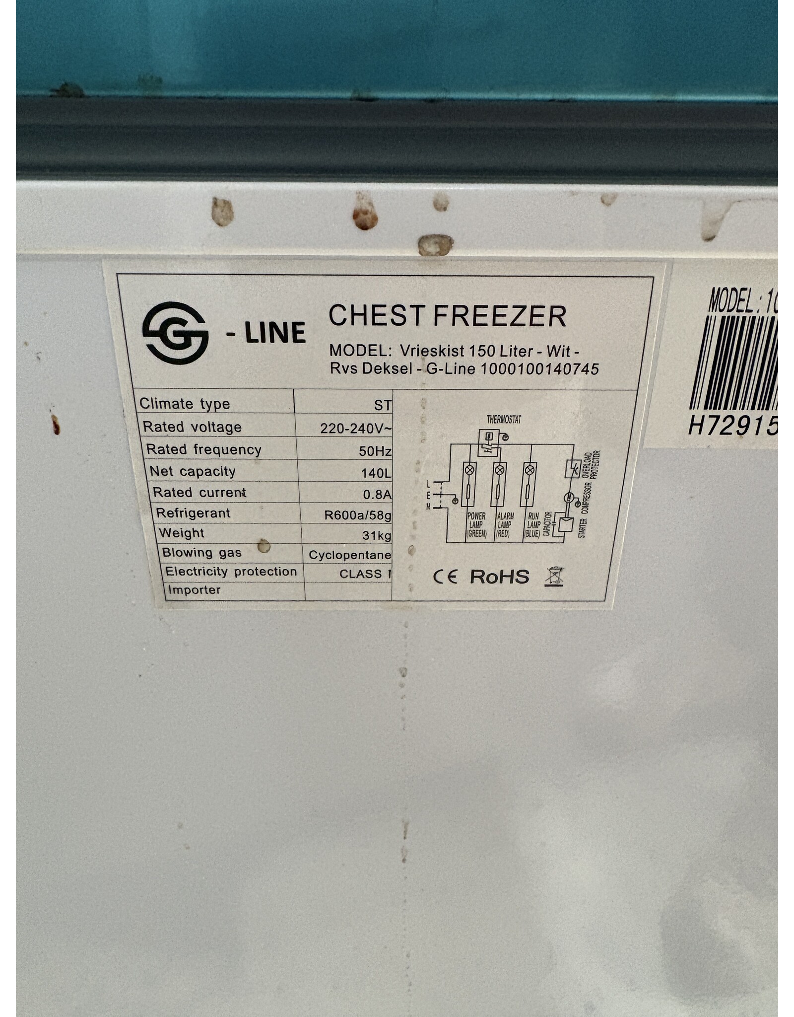 G-line G-Line vrieskist