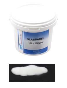  Glasparels, korrel 100-200 µm