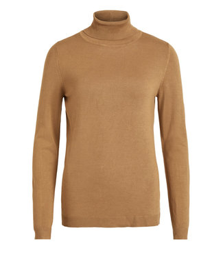 VILA Vibolonia Knit L/S Rollneck Top-Noos Tigers Eye