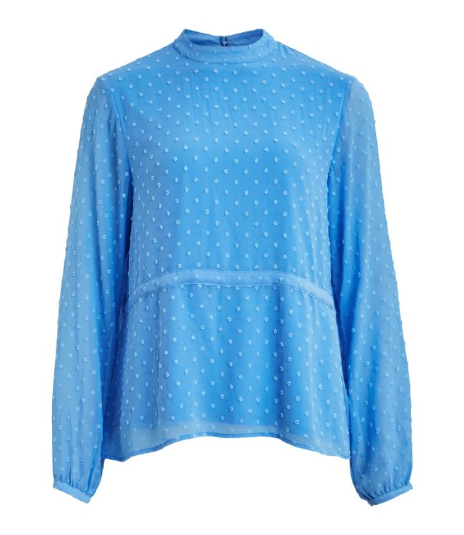 VILA VIROVERSA TIE L/S TOP PROVENCE