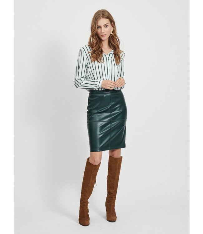 VILA Vila PU skirt