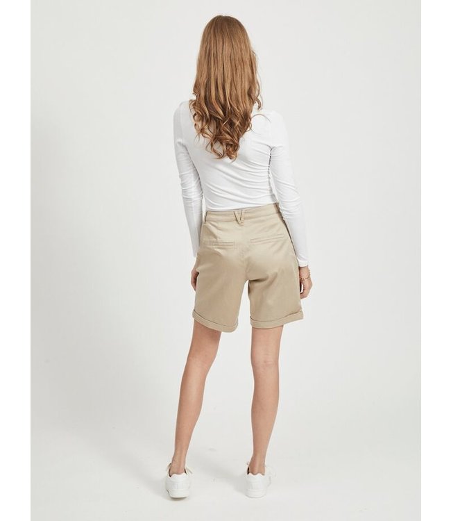 VILA Viofficiel New L/S Top Noos Optical Snow