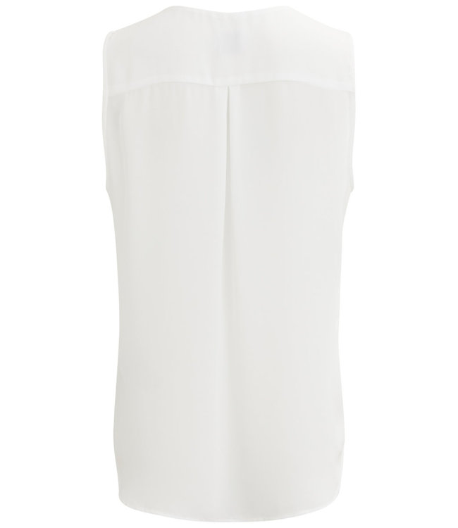VILA VILUCY S/L TOP - NOOS SNOW WHITE