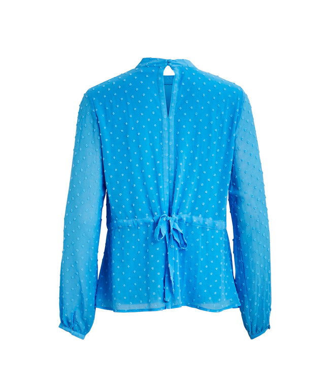 VILA VIROVERSA TIE L/S TOP PROVENCE