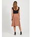 VILA VIMOROSE HW BUTTON MIDI SKIRT/SU RAWHIDE