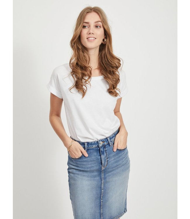 VILA Vila Vidreamers Pure T-Shirt-Noos Optical Snow