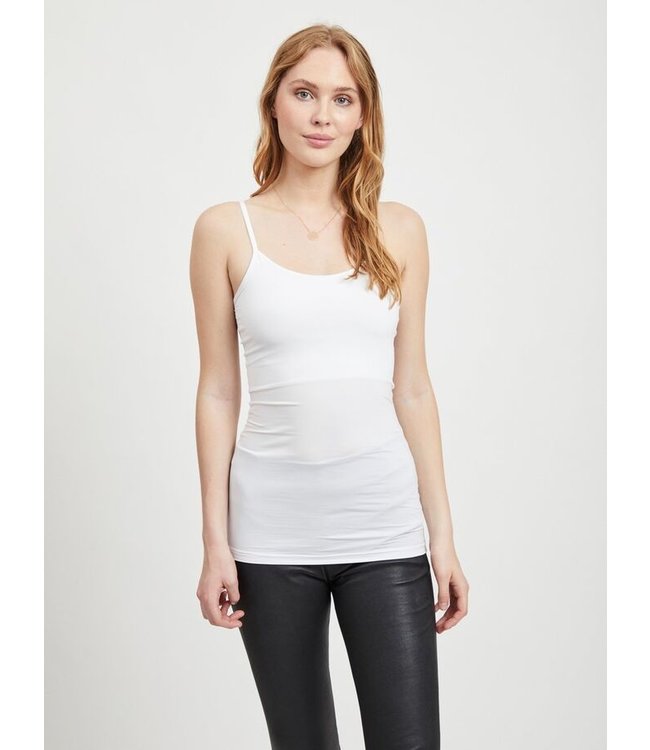 VILA Visurface Strap Top New-Noos Optical Snow