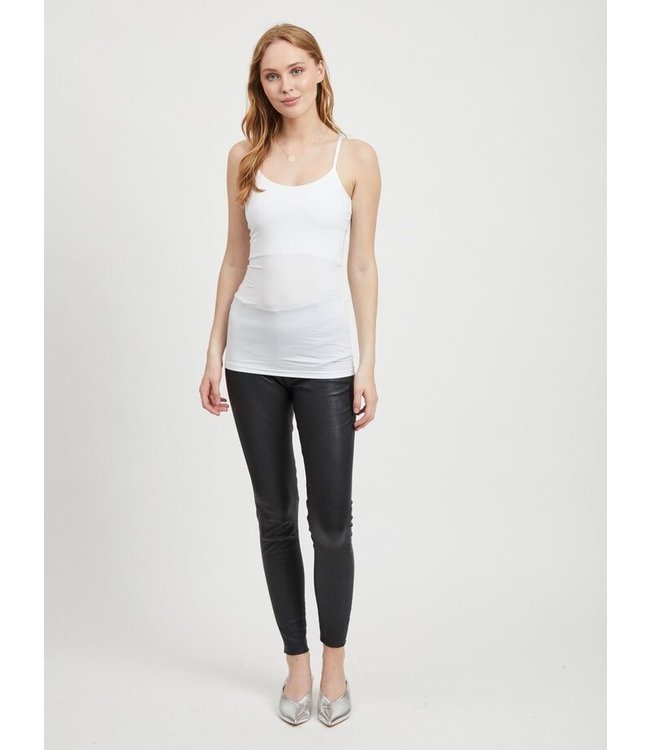 VILA Visurface Strap Top New-Noos Optical Snow