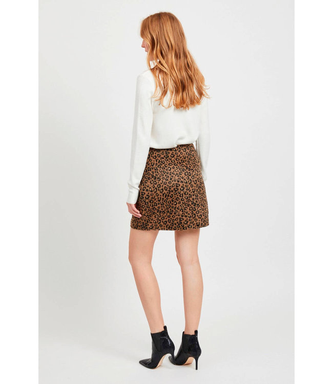VILA Vijunilaanimala Skirt Toffee