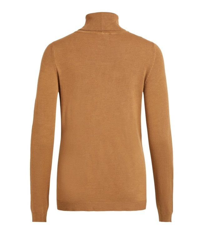 VILA Vibolonia Knit L/S Rollneck Top-Noos Tigers Eye