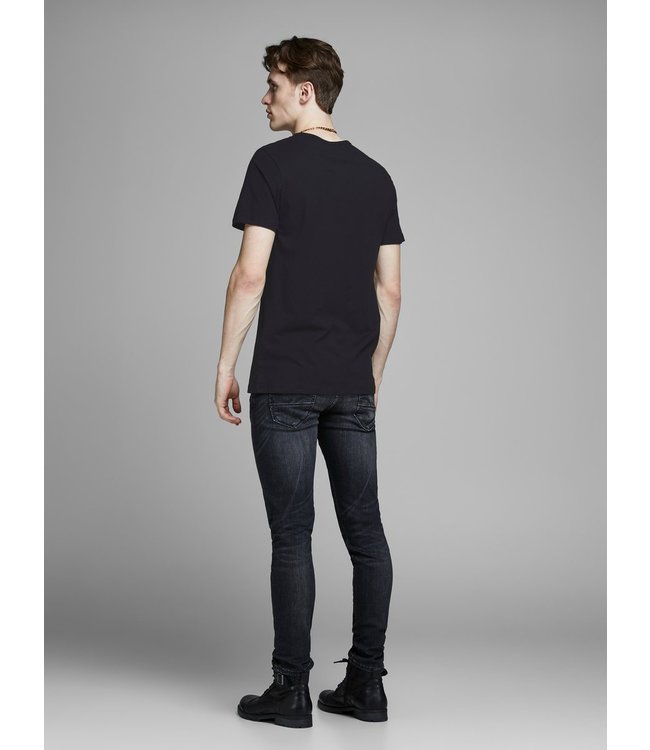 Jack & Jones JacBasic 2 PACK V-Neck Tee Black XXL