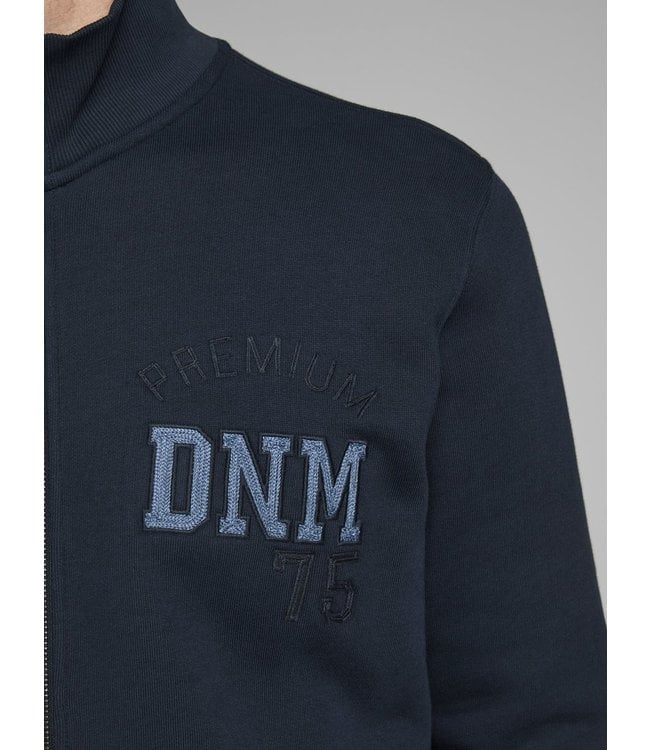 Jack & Jones JPRBRYCE BLU. SWEAT HIGH NECK ZIP NAVY