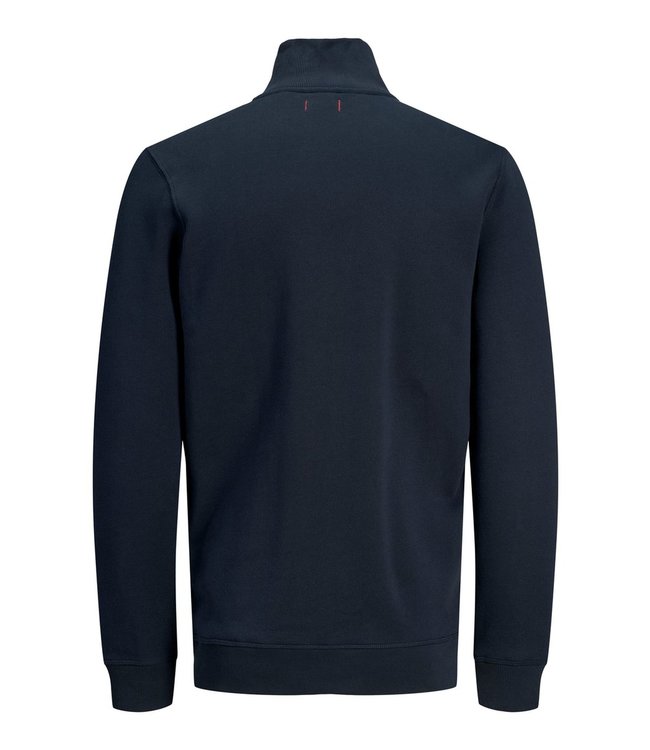 Jack & Jones JPRBRYCE BLU. SWEAT HIGH NECK ZIP NAVY