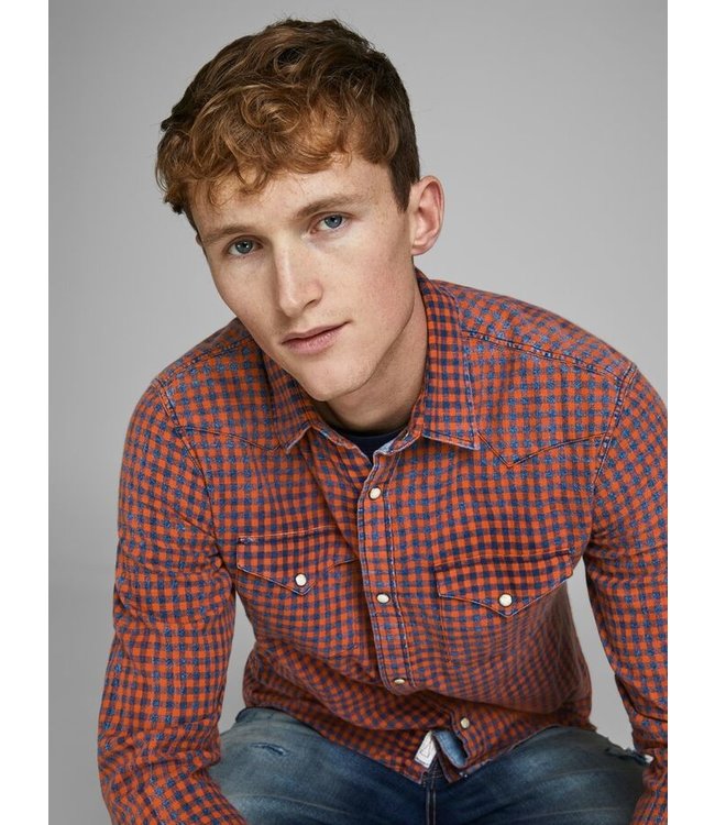 Jack & Jones JPRBLUWESTON SHIRT L/S WESTERN