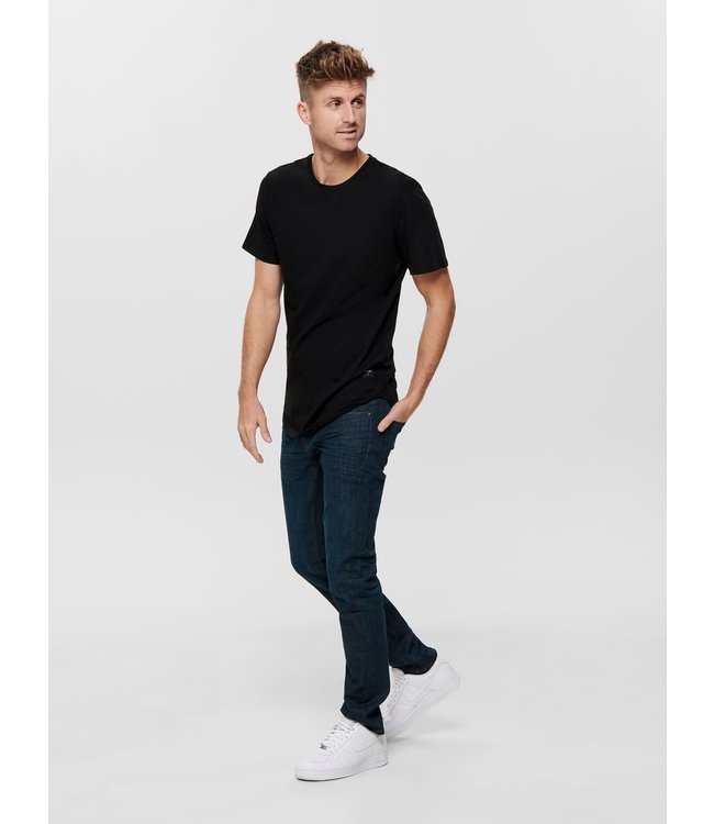 Only & Sons onsMatt Longy SS Tee Black
