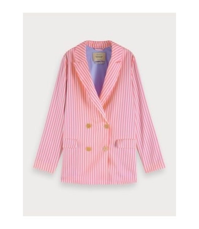 Stripe blazer Pink