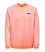 Only & Sons onsSURREY NEON CREW NECK SWEAT SHOCKING ORANGE