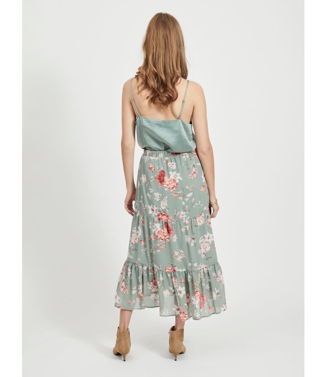 VILA VIFLOATING SINGLET/DC/SU GREEN MILIUE