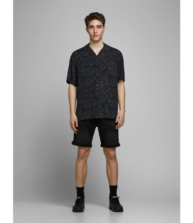 Jack & Jones JJIRICK JJICON SHORTS GE 010 I.K STS BLACK DENIM