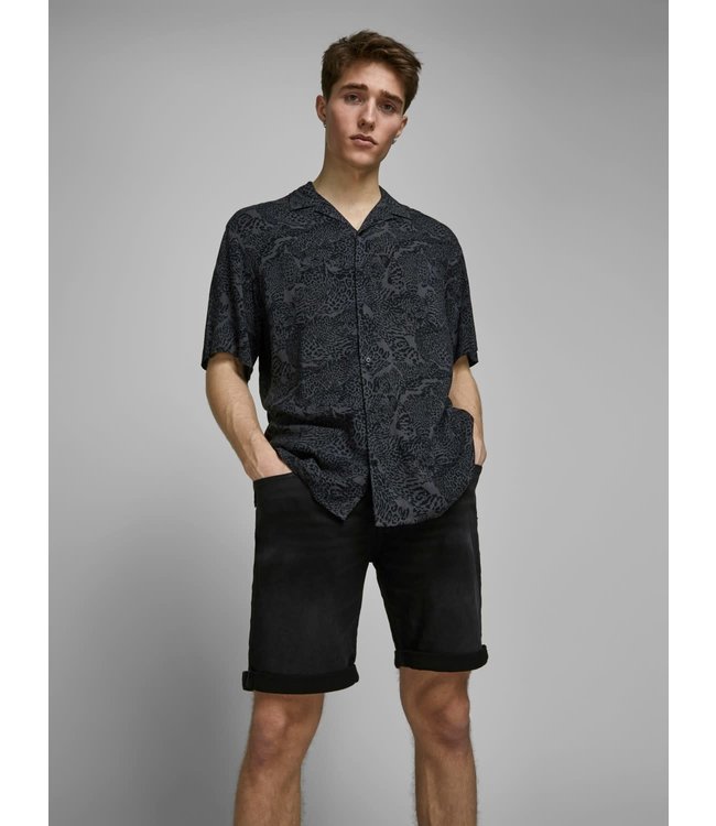 Jack & Jones JJIRICK JJICON SHORTS GE 010 I.K STS BLACK DENIM