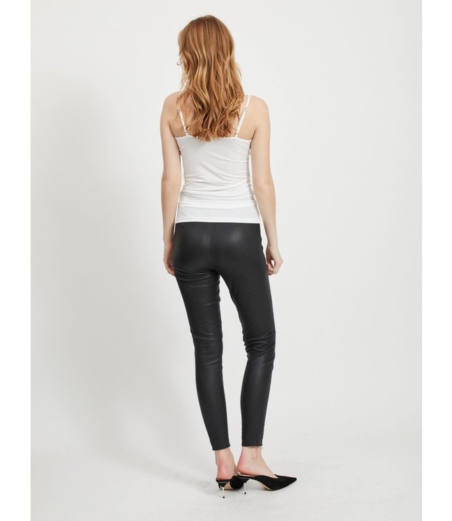 VILA Visurface Strap Top New-Noos Optical Snow