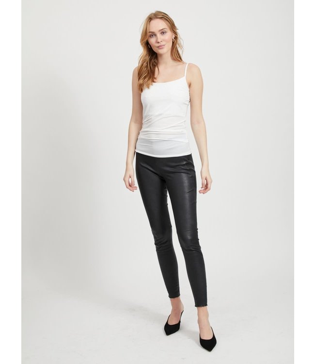 VILA Visurface Strap Top New-Noos Optical Snow