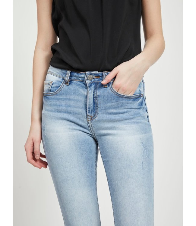 VILA VIEKKO RWSK 7/8 JEANS/SU LIGHT BLUE