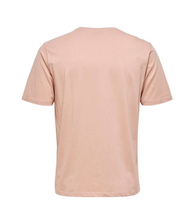 Only & Sons ONSINDIO REG SS TEE MISTY ROSE
