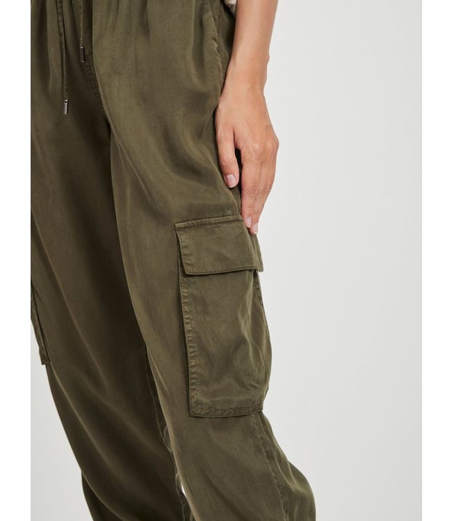VILA VILISTI RW RX 7/8 PANT FOREST NIGHT
