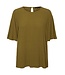 VERO MODA CURVE VMESTHER 2/4 TOP GA VO CURVE Fir Green