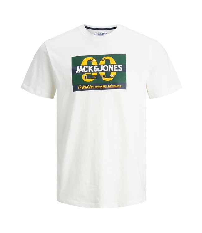 Jack & Jones Junior JORTONNI TEE SS CREW NECK JR CLOUD DANCER