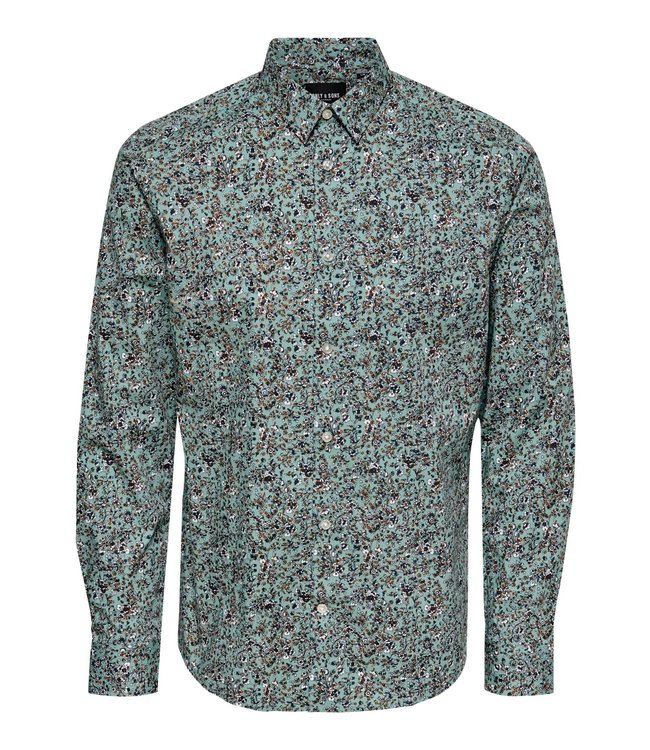 Only & Sons ONSBART LIFE LS ORGANIC FLORAL SHIRT