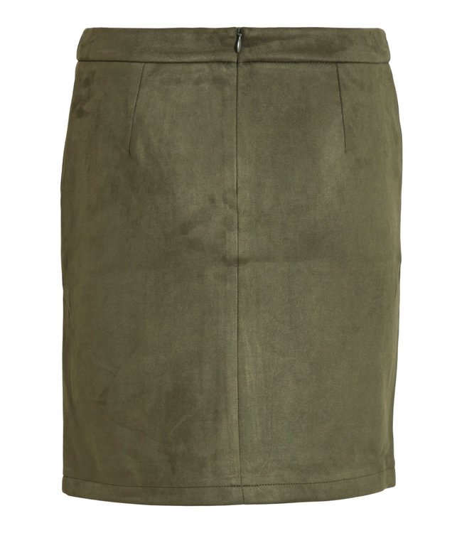VILA VIFADDY RW SKIRT FOREST GREEN