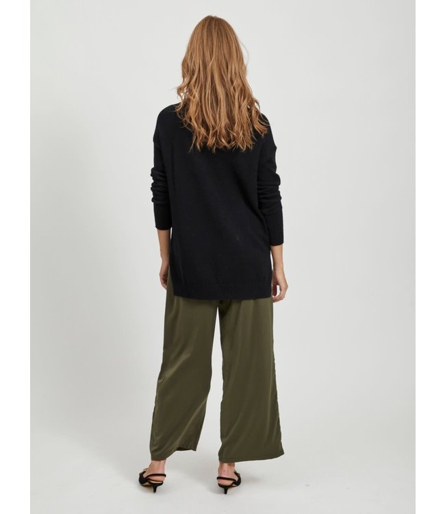 VILA VIRIL HIGH LOW L/S KNIT TOP