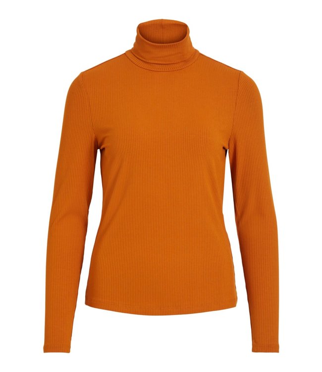 VILA VISOLITTA RIB LACE L/S TOP/SU