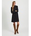 VILA VIVANIA SMOCK L/S DRESS/SU BLACK