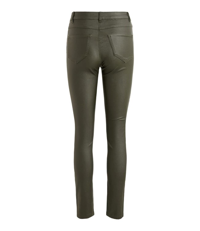 VILA Vicommit Coated RWSS New Pant-Noos Pine Grove