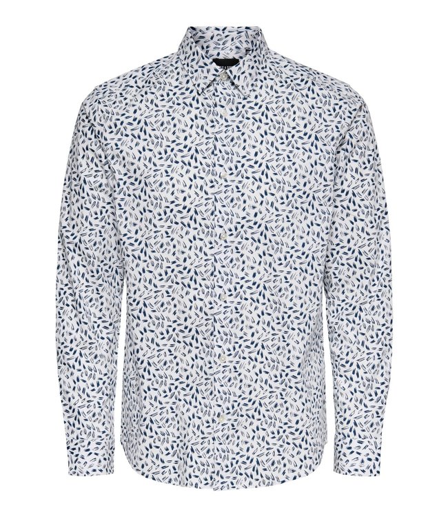 Only & Sons ONSBART LIFE LS ORGANIC AOP DITSY SHIRT