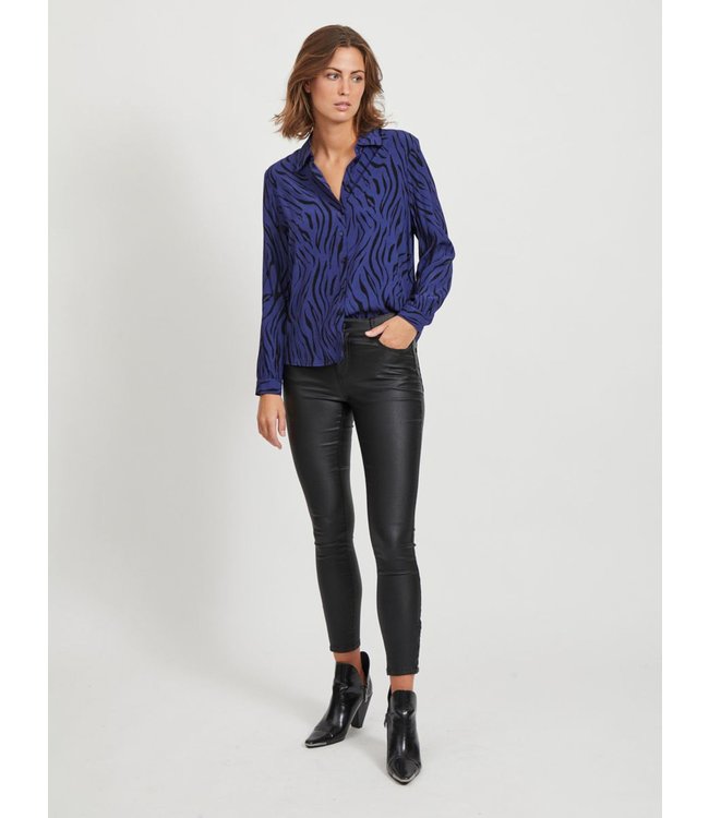 VILA VISIMOZEBBA L/S MIDI SHIRT DRESS/SU