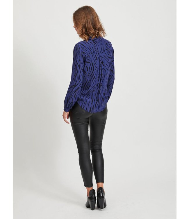 VILA VISIMOZEBBA L/S MIDI SHIRT DRESS/SU