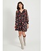 VILA VIBROOKLY L/S DRESS/DC/SU BLACK FLOWER JESTER