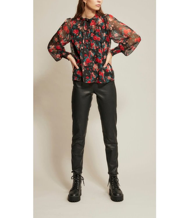 VILA VIBROOKLY L/S TOP/DC/SU FLOWER JESTER