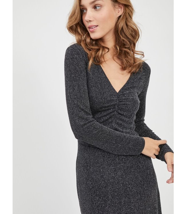 VILA VISHINNI L/S GLITTER DRESS