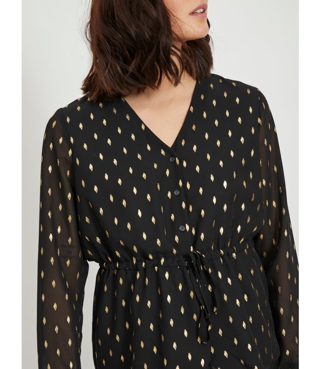 VILA VIJOLISA 3/4 TIE SHIRT/SU