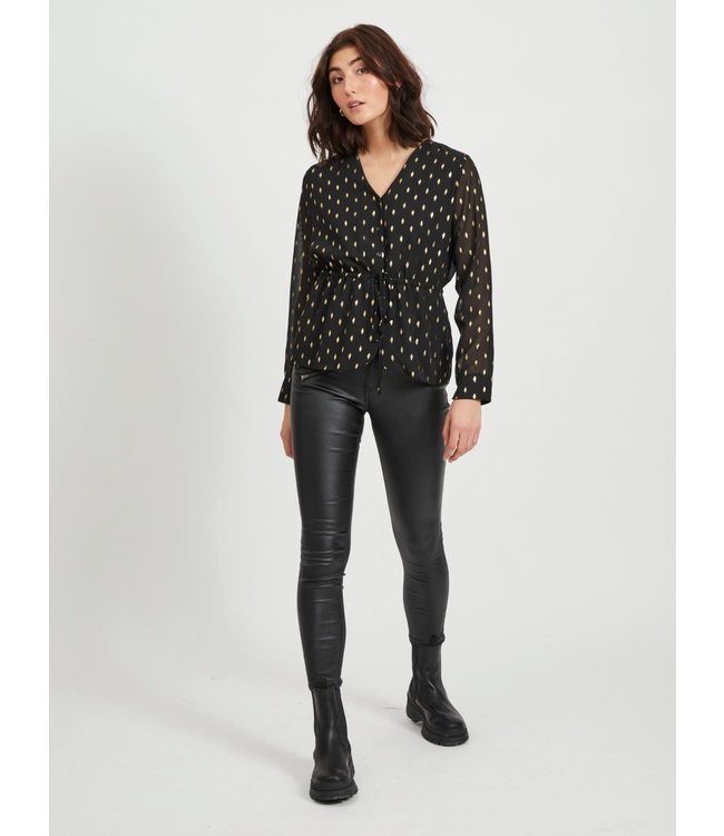 VILA VIJOLISA 3/4 TIE SHIRT/SU