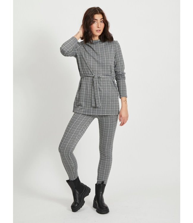 VILA VIHOUNDI DRAPENECK L/S LONG TOP/SU/DES