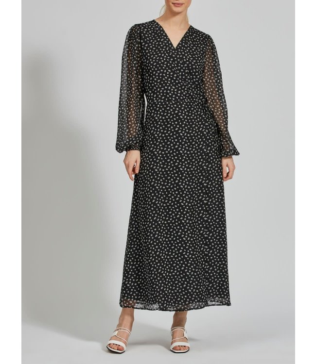 VILA VICELIMA L/S WRAP ANCLE DRESS/SU
