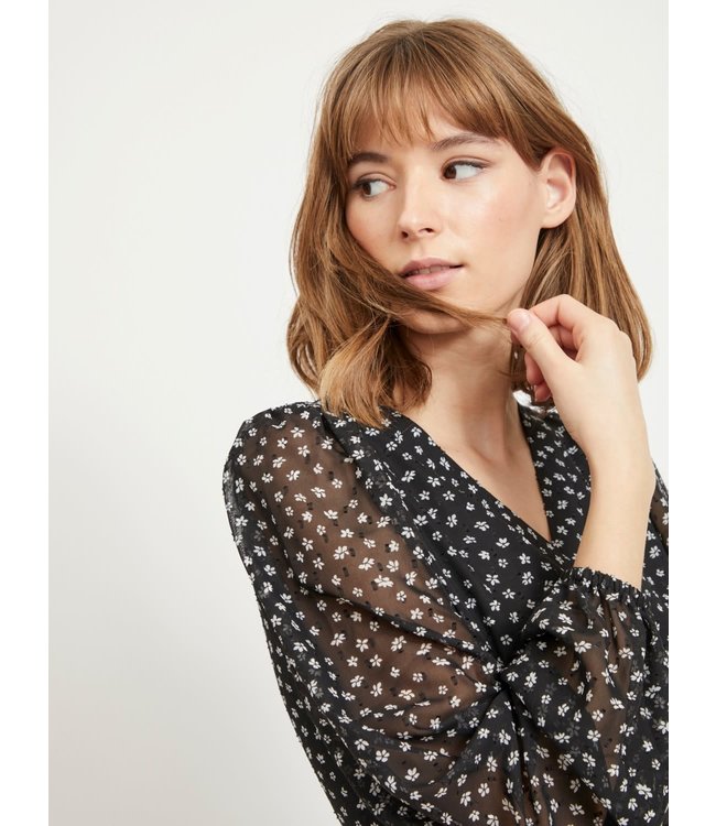 VILA VICELIMA L/S WRAP ANCLE DRESS/SU